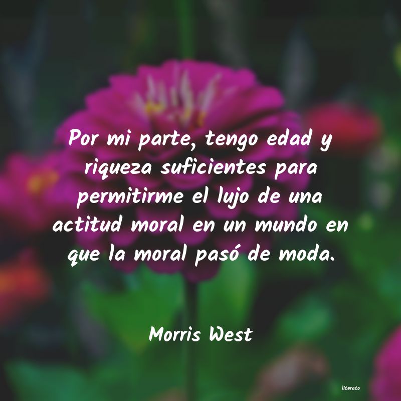 frases de Morris West