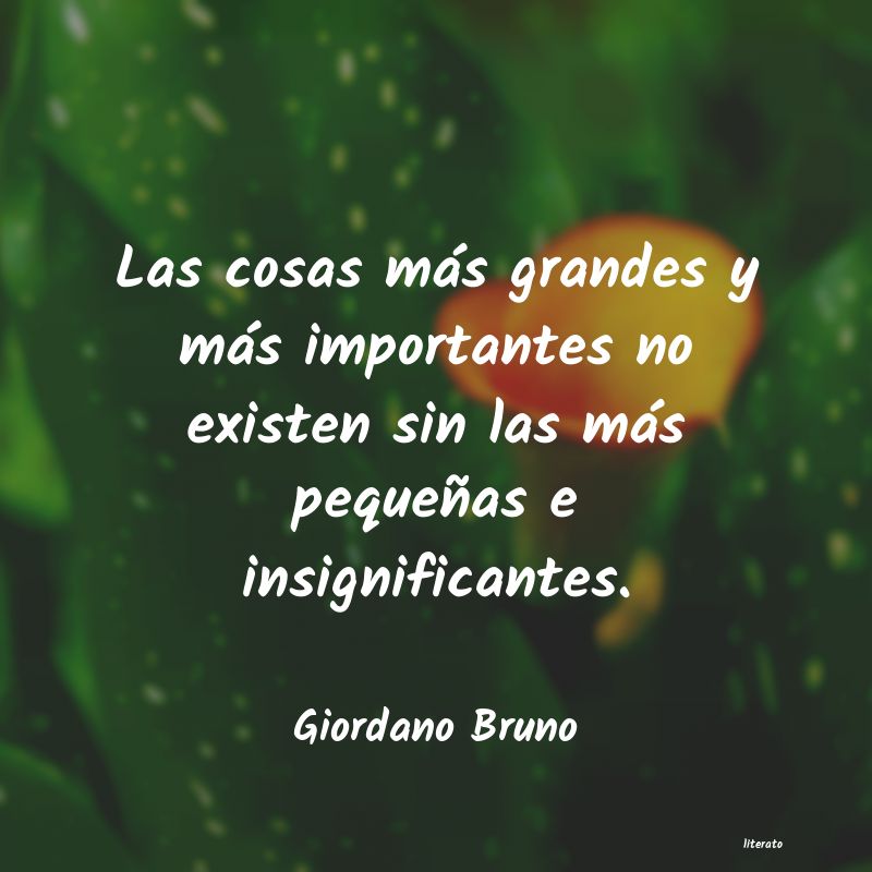 frases de Giordano Bruno