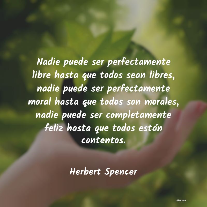 Frases de Herbert Spencer