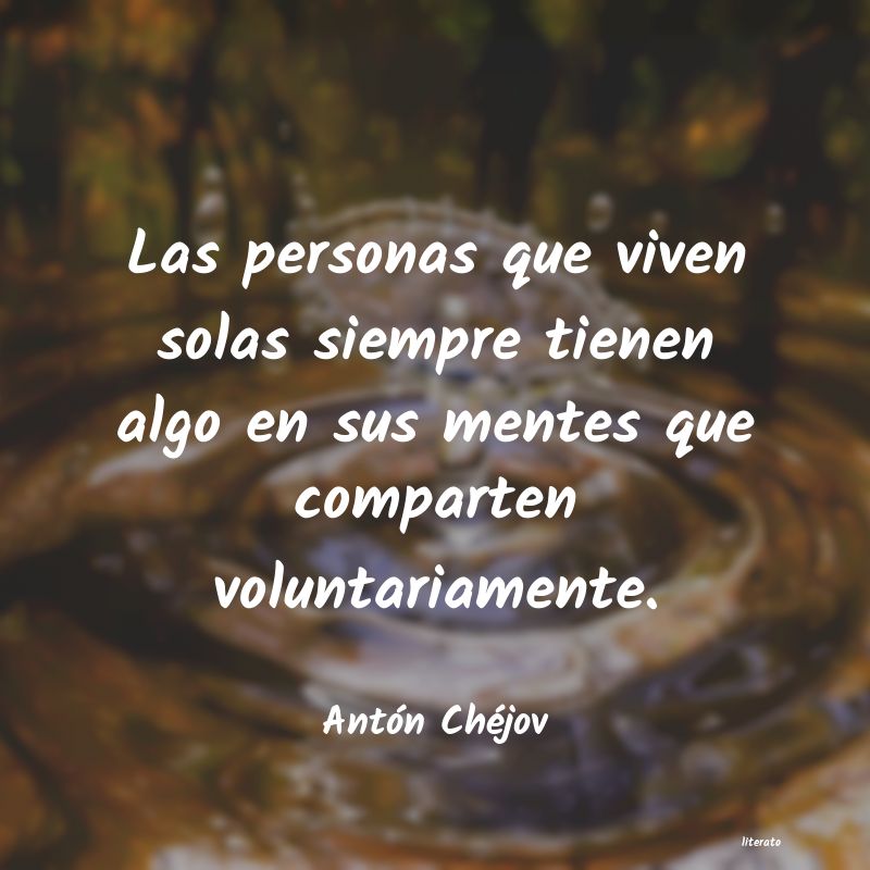 Frases de Antón Chéjov