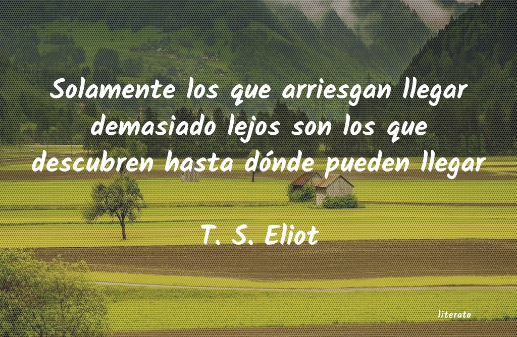 frases de T. S. Eliot