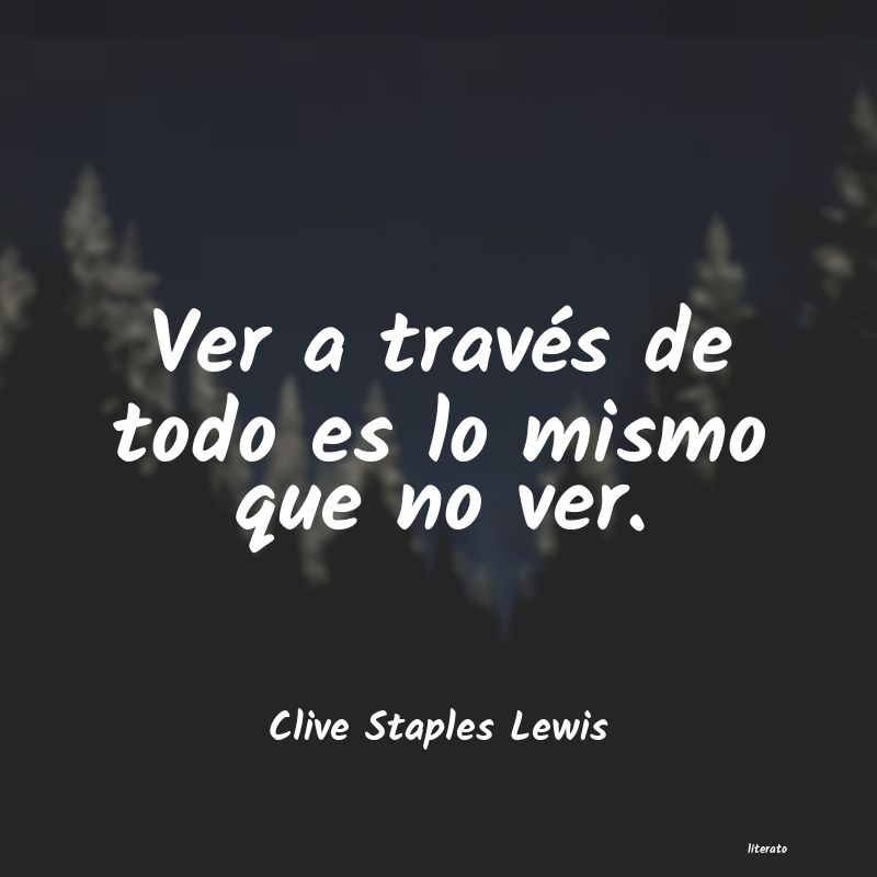 frases de Clive Staples Lewis