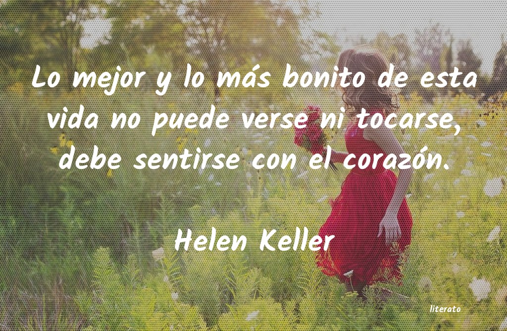 frases de Helen Keller