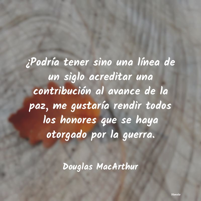 Poemas de douglas macarthur - Literato