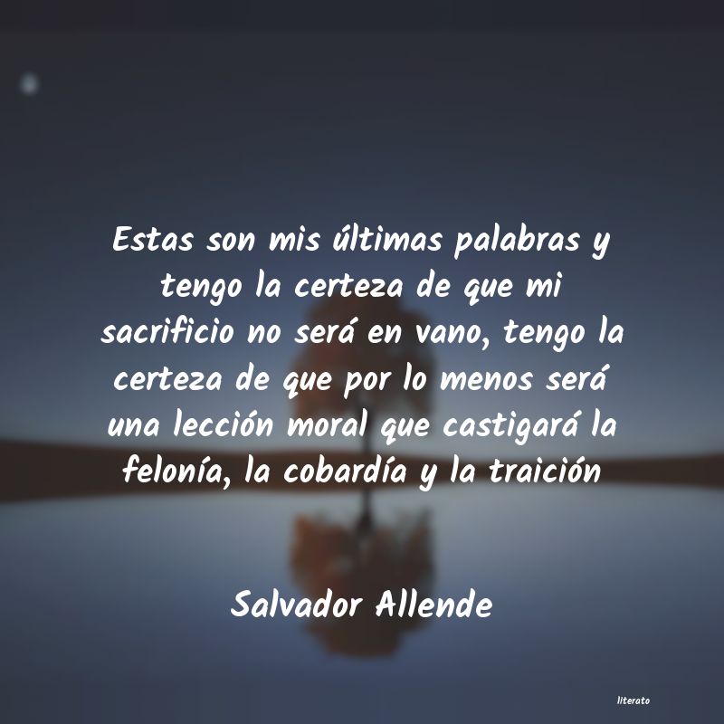 frases de Salvador Allende