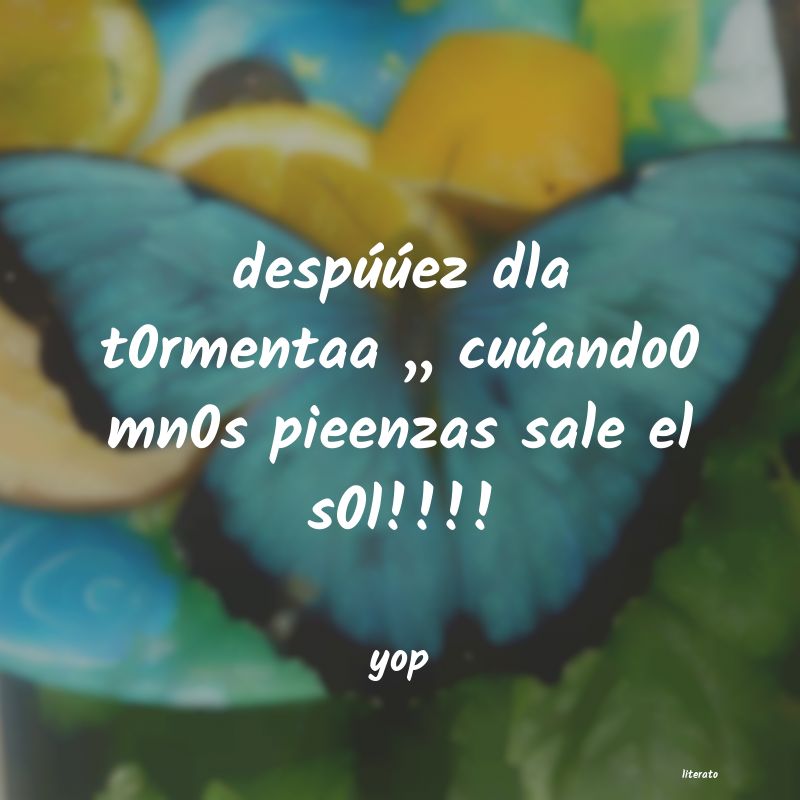 Frases de yop