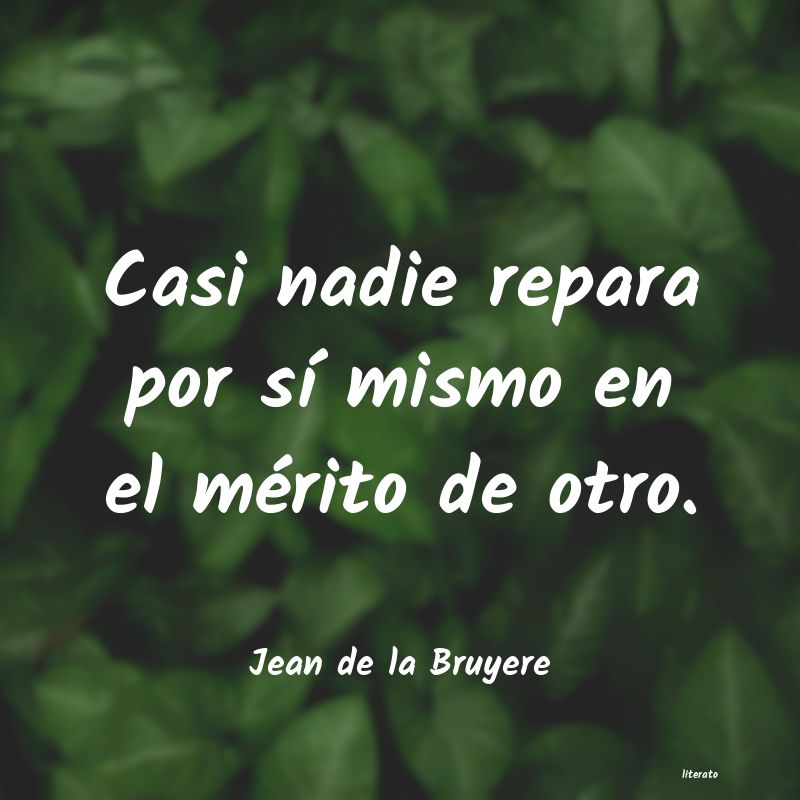 frases de Jean de la Bruyere