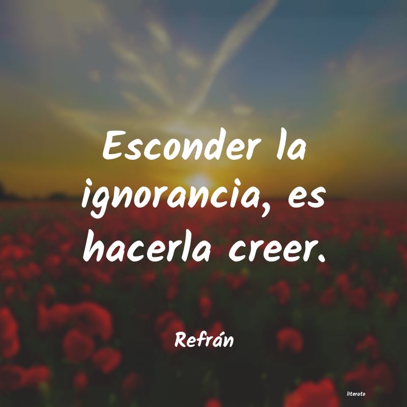 frases de Refrán