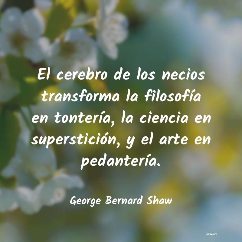 Frases de George Bernard Shaw