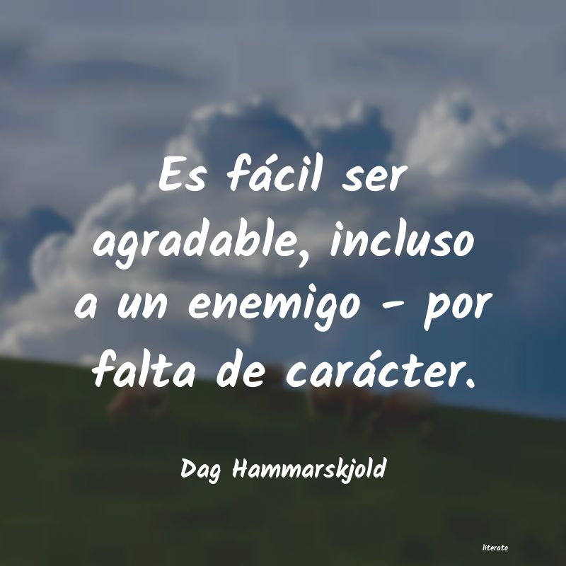 Frases de Dag Hammarskjold