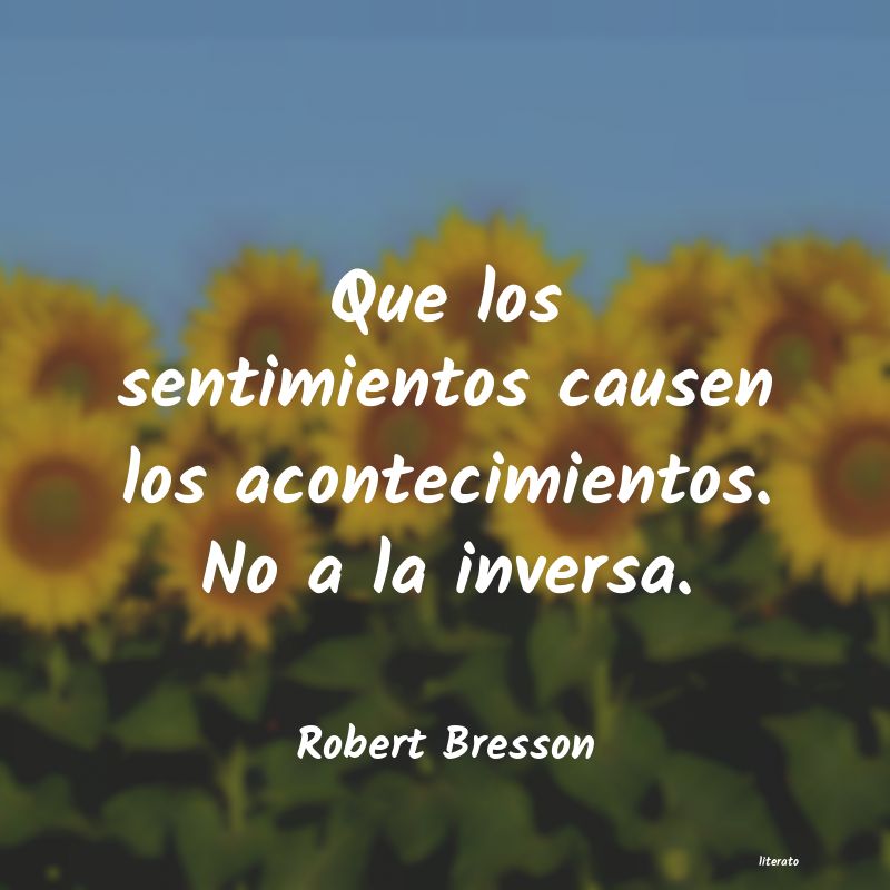 Frases de Robert Bresson