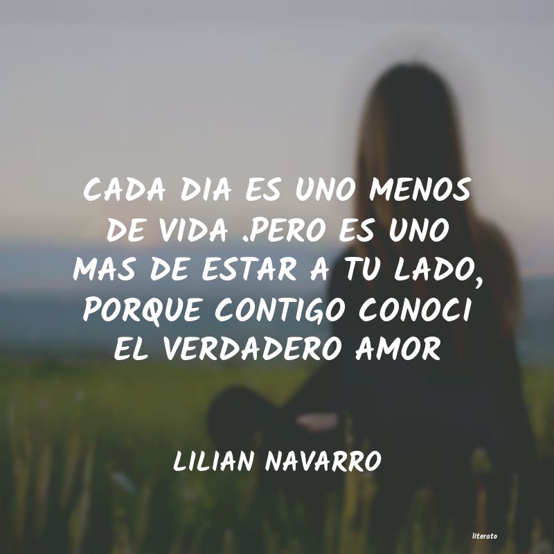 Frases de LILIAN NAVARRO