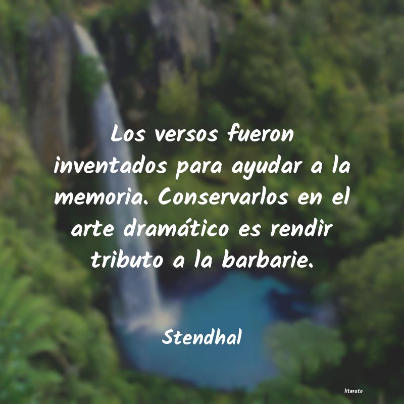 Frases de Stendhal