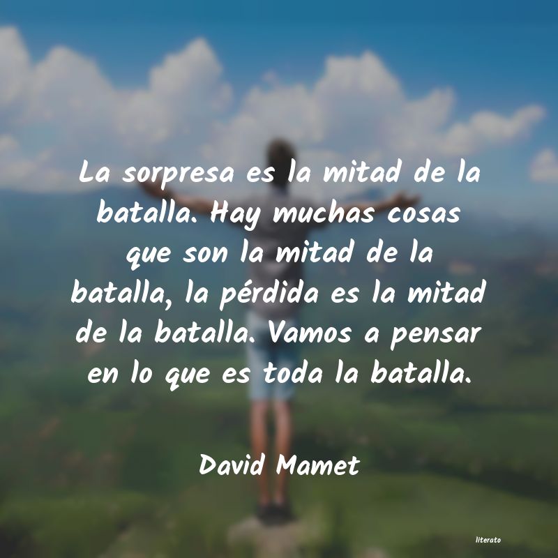 Frases de David Mamet