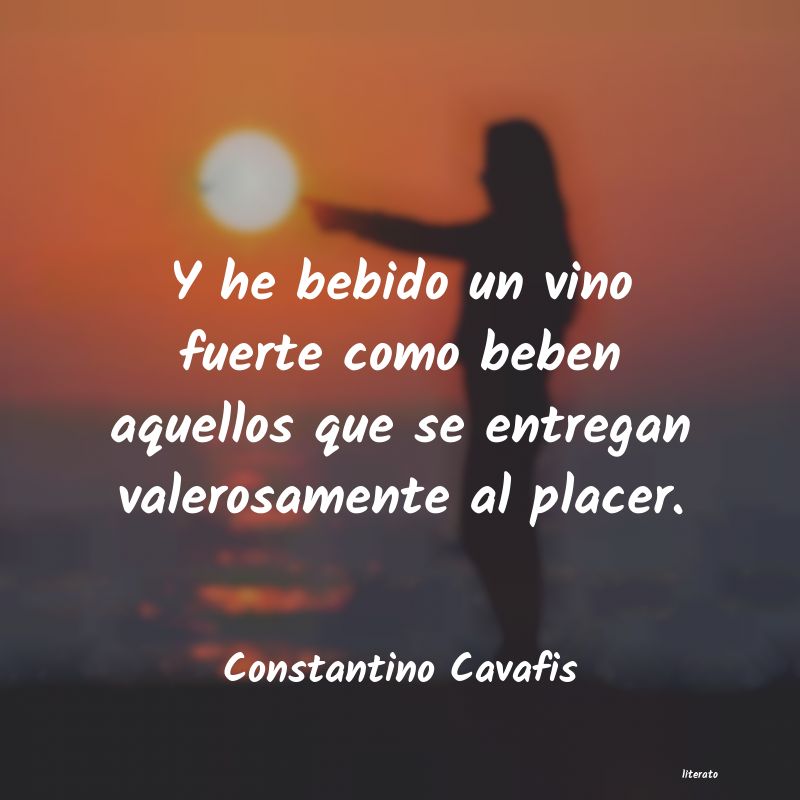 Frases de Constantino Cavafis