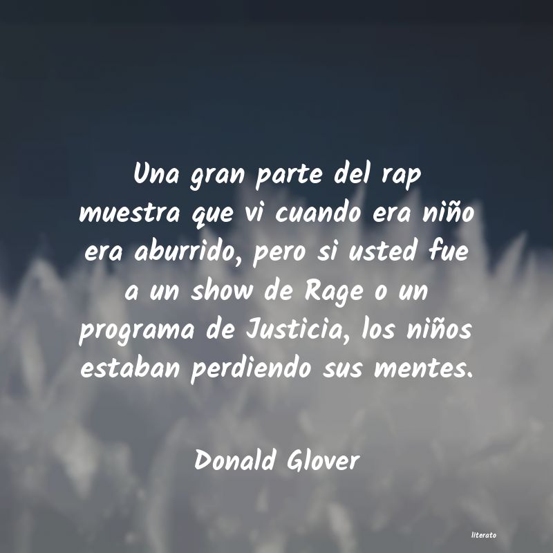frases de Donald Glover
