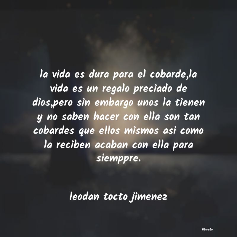 Frases de leodan tocto jimenez