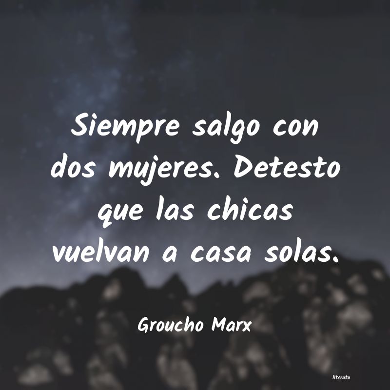 frases de Groucho Marx