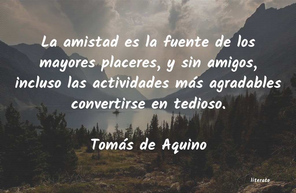 Frases de Tomás de Aquino