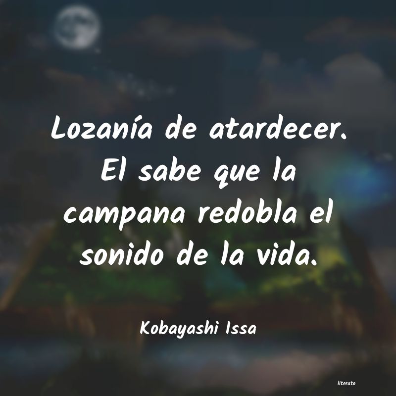frases de Kobayashi Issa
