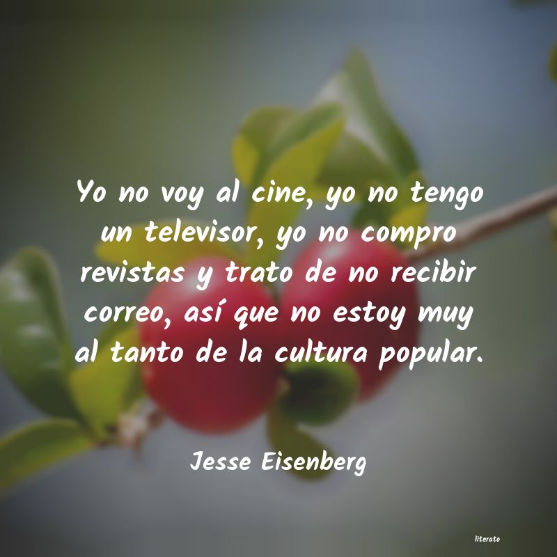 frases de Jesse Eisenberg