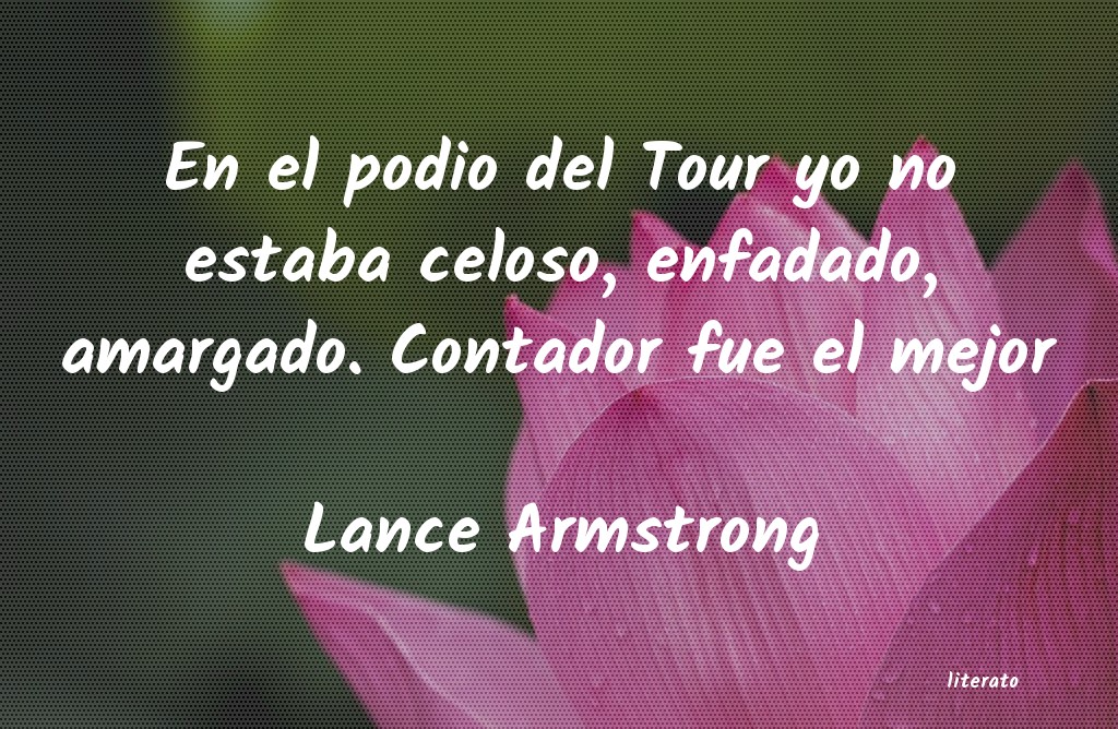 frases de Lance Armstrong