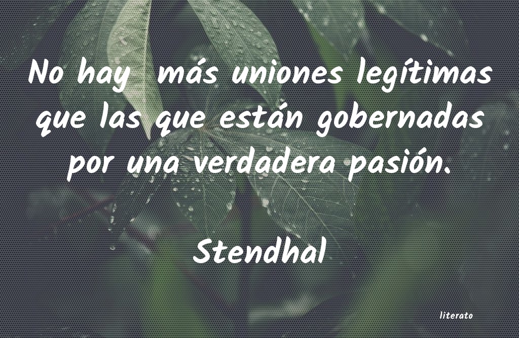 Frases de Stendhal