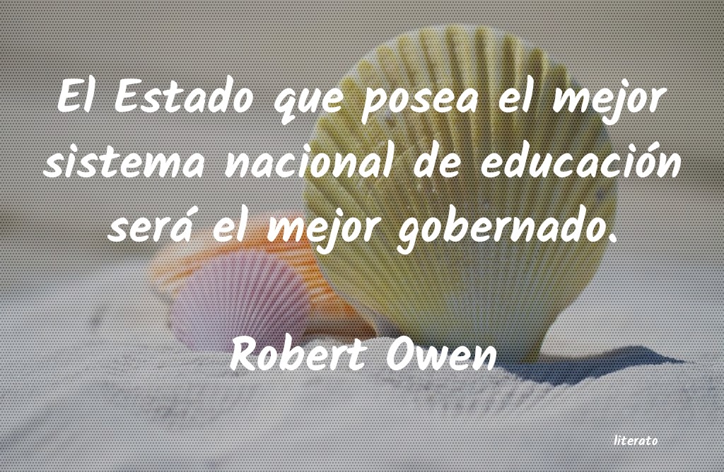 frases de Robert Owen