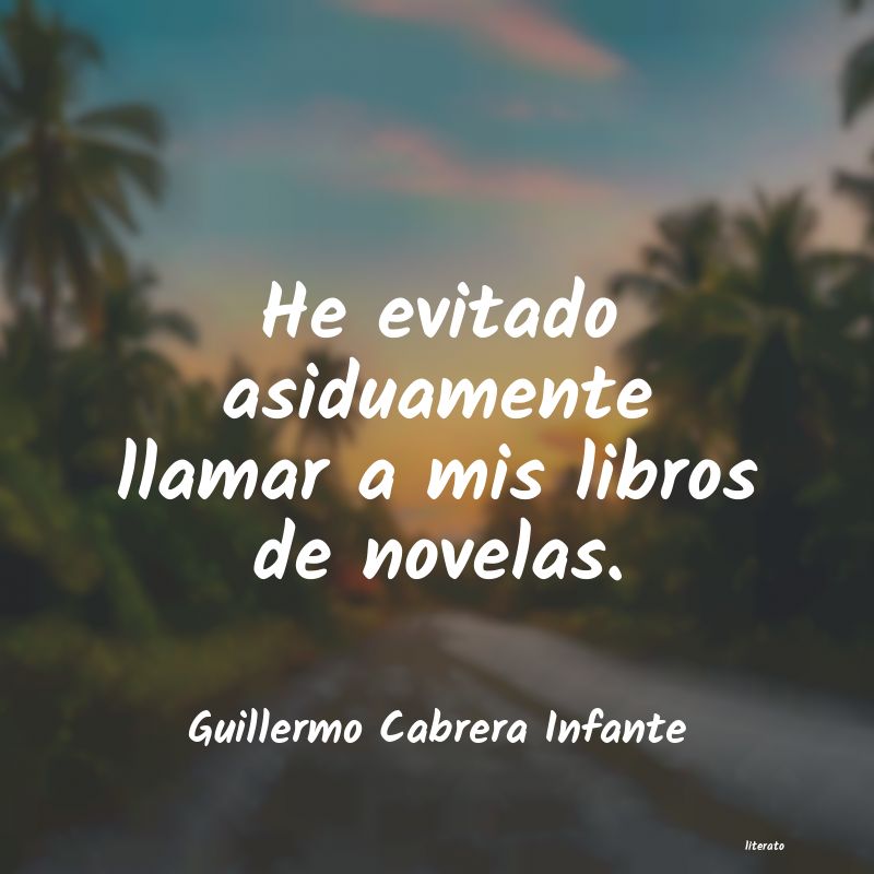 frases de Guillermo Cabrera Infante