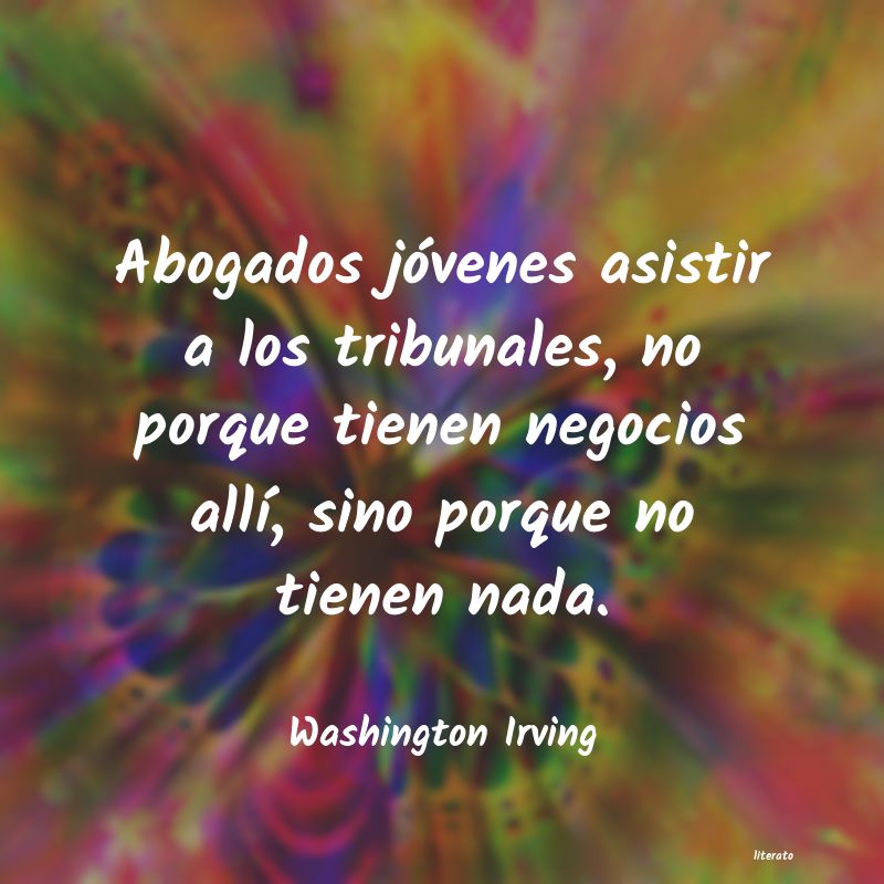 Frases de Washington Irving