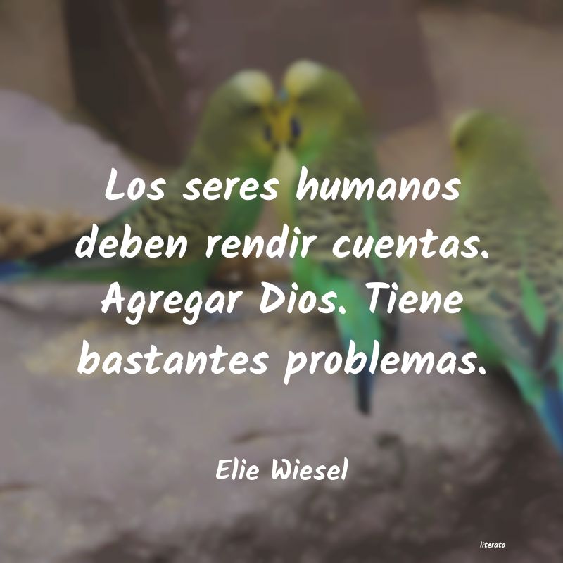 Frases de Elie Wiesel