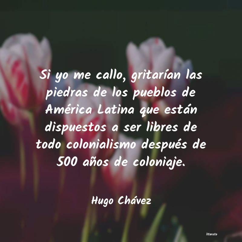 Frases de Hugo Chávez