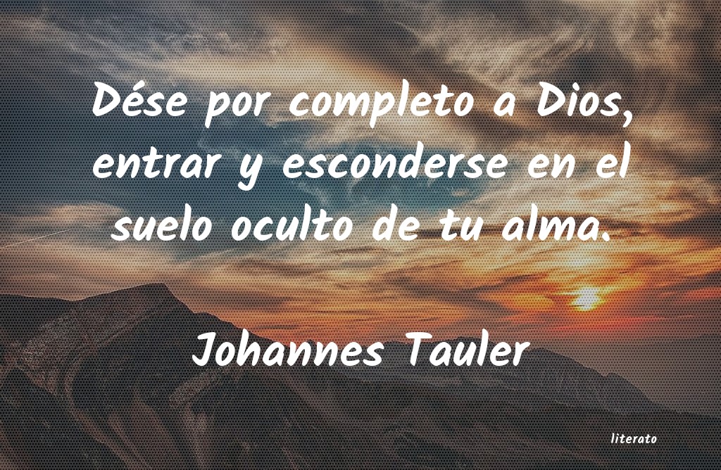 frases de Johannes Tauler
