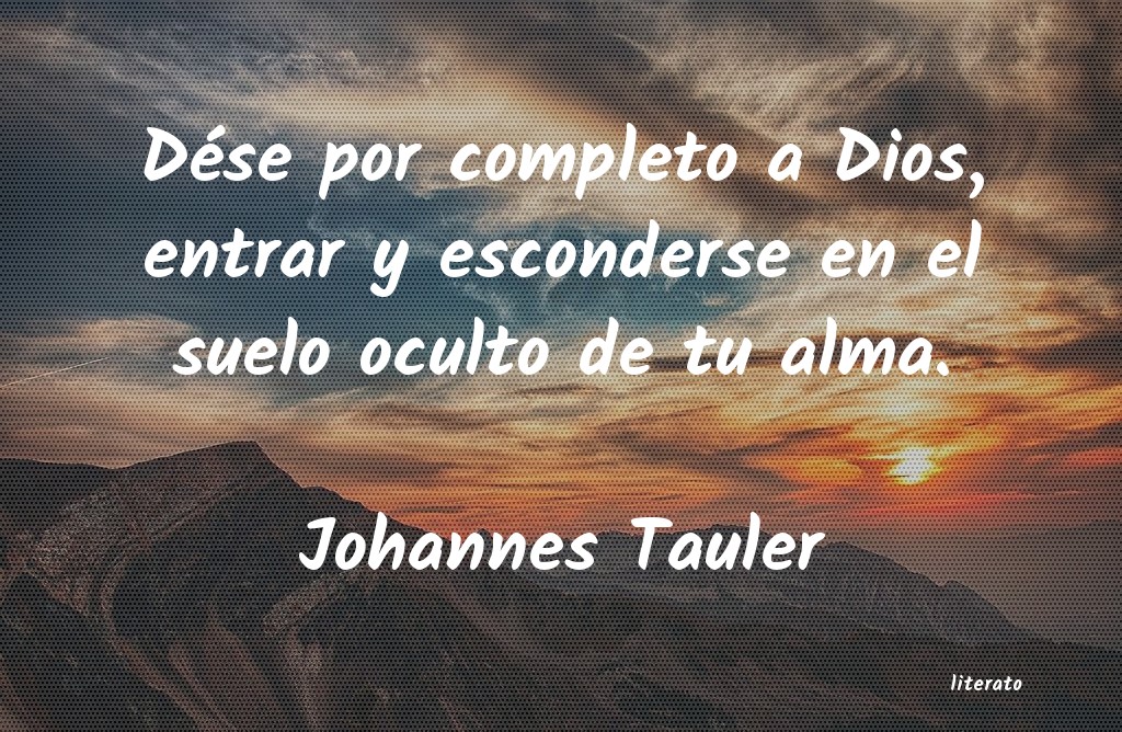 Frases de Johannes Tauler