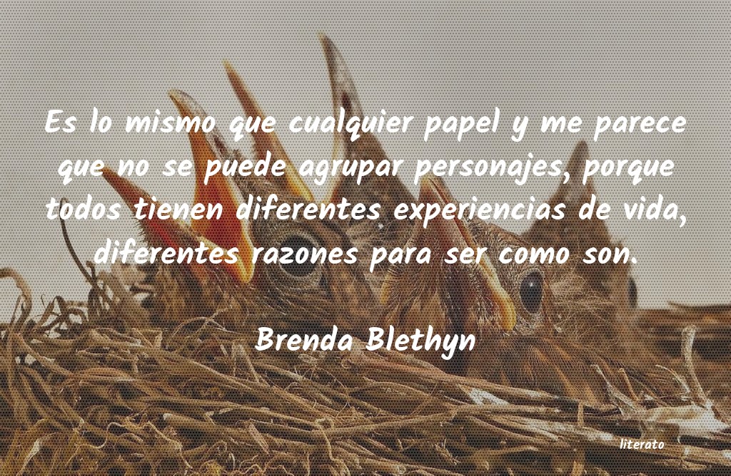 Frases de Brenda Blethyn
