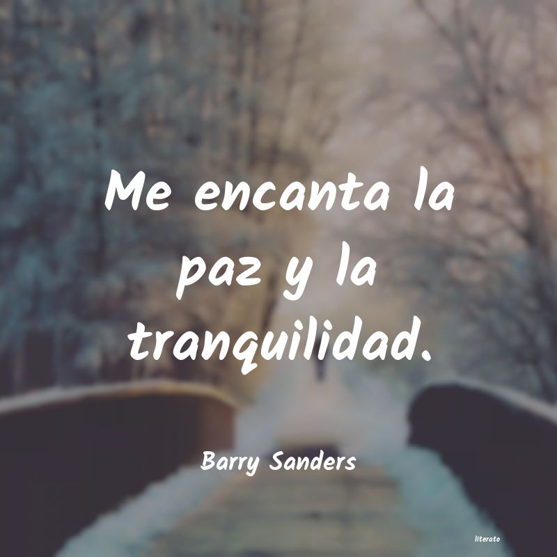 frases de Barry Sanders