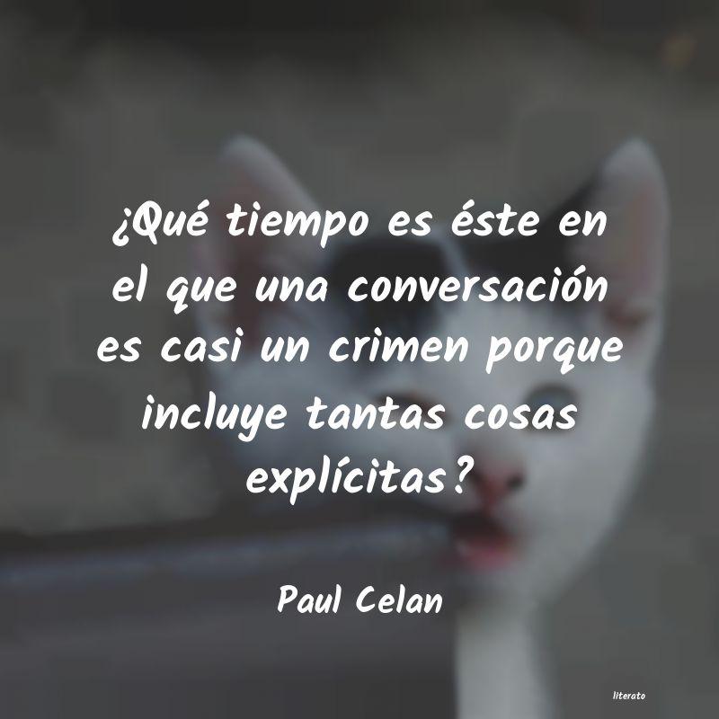 frases de Paul Celan