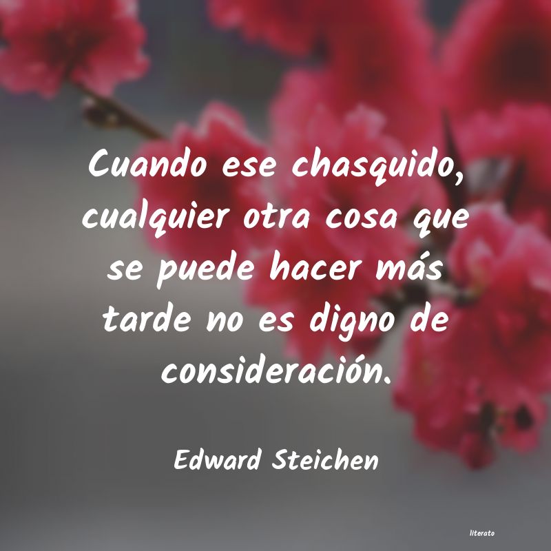 Frases de Edward Steichen