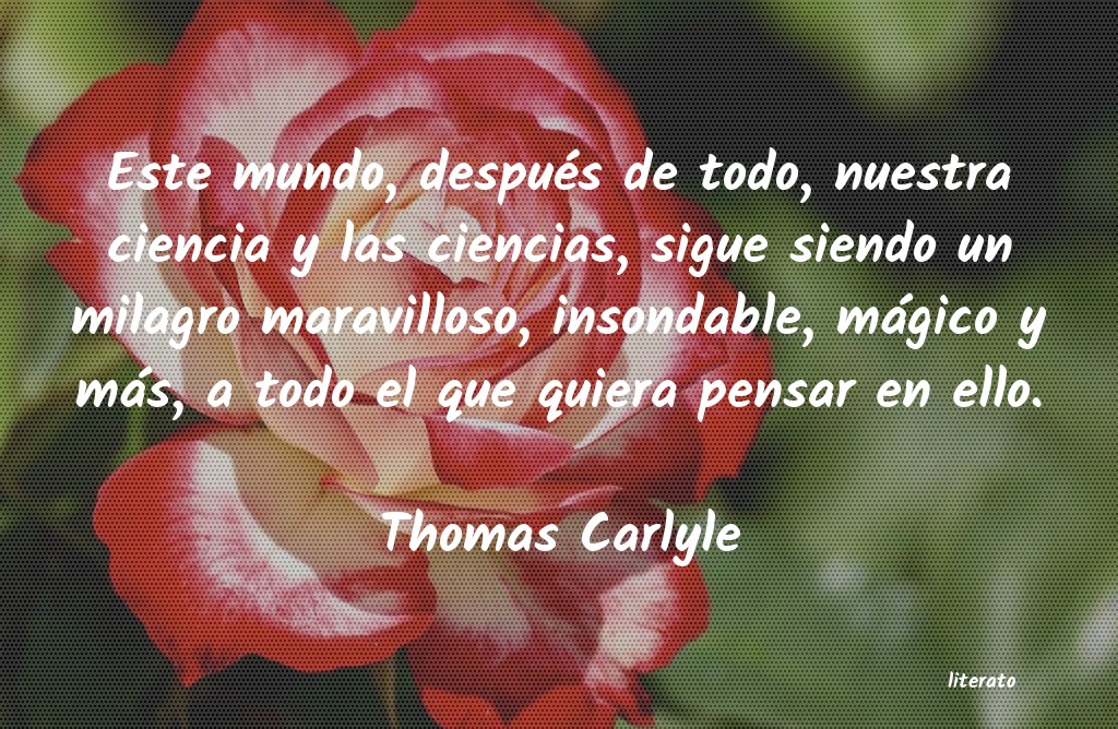 Frases de Thomas Carlyle