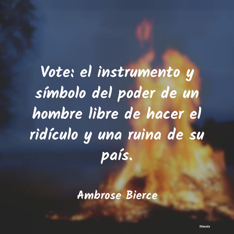 Frases de Ambrose Bierce