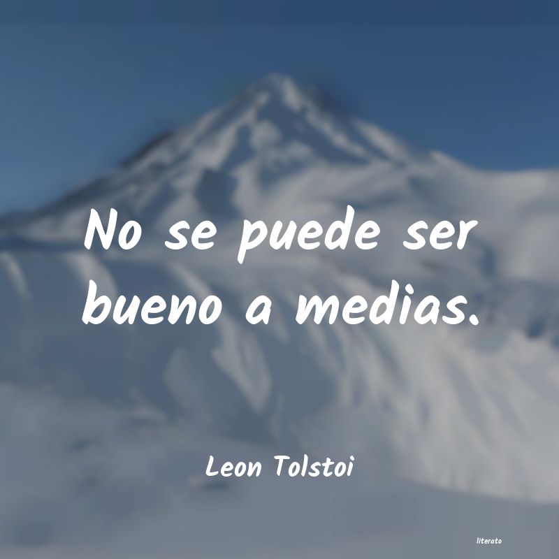 frases de Leon Tolstoi