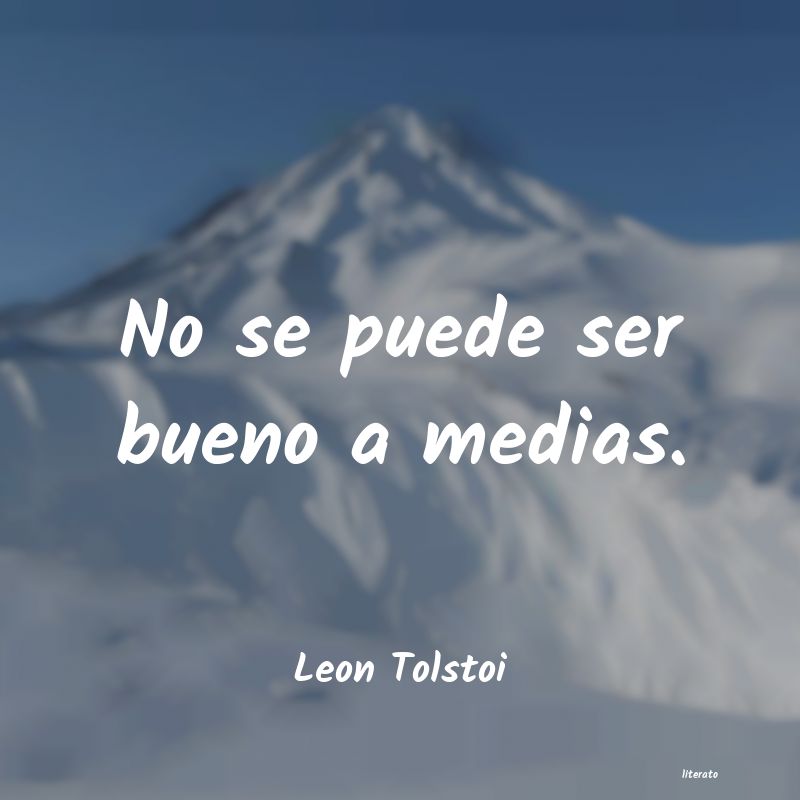 Frases de Leon Tolstoi