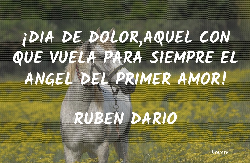 Frases de RUBEN DARIO