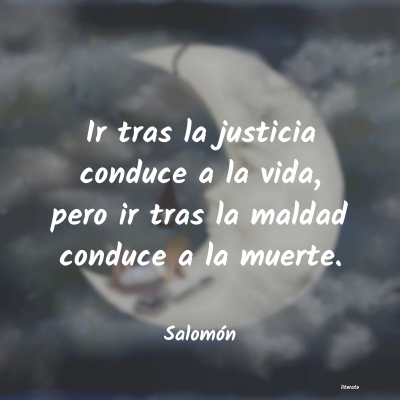 Frases de Salomón