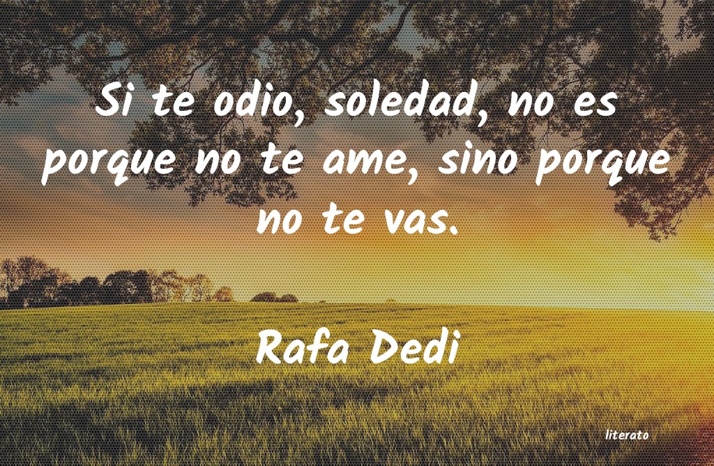 Frases de Rafa Dedi