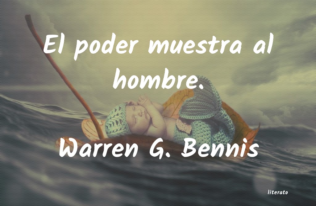 warren bennis liderazgo