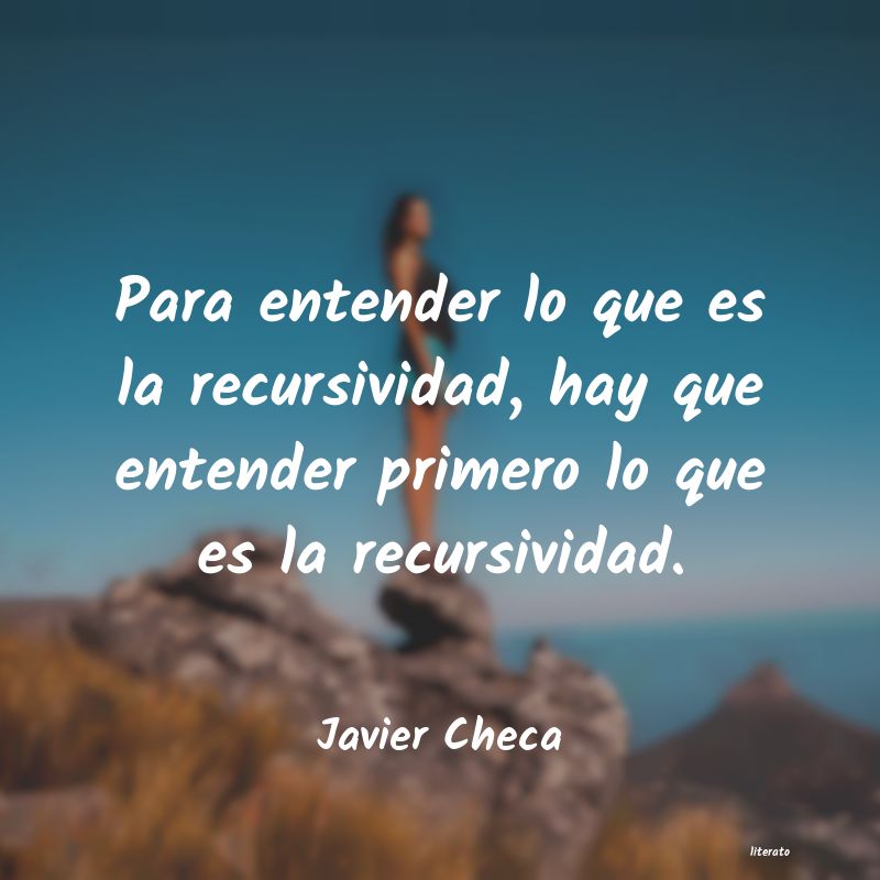 frases de Javier Checa