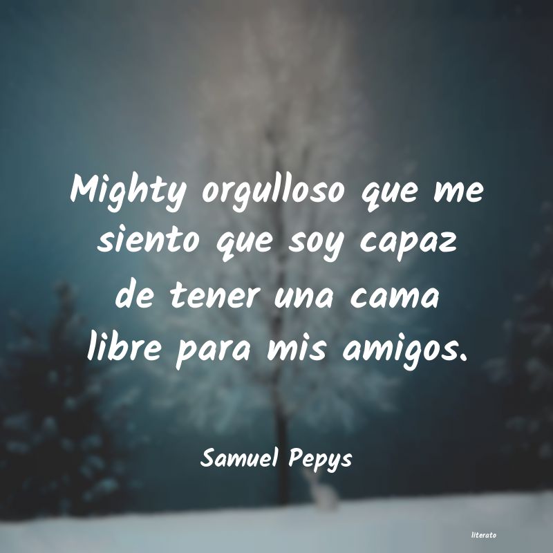 Frases de Samuel Pepys