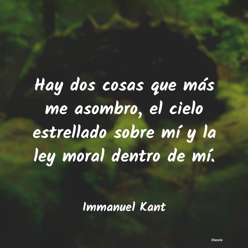 Frases de Immanuel Kant