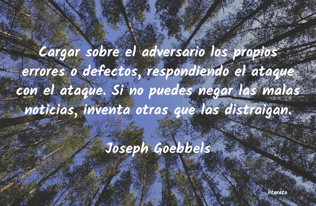 Frases de Joseph Goebbels